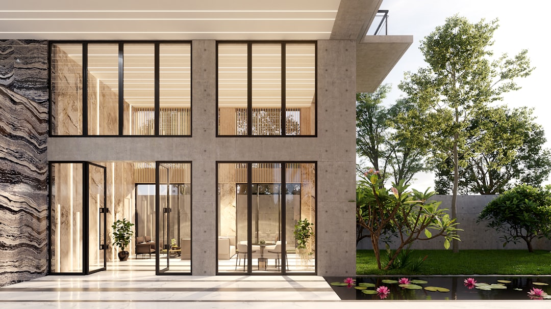 Modern minimalist architecture exterior. Photo by Aalo Lens on Unsplash.